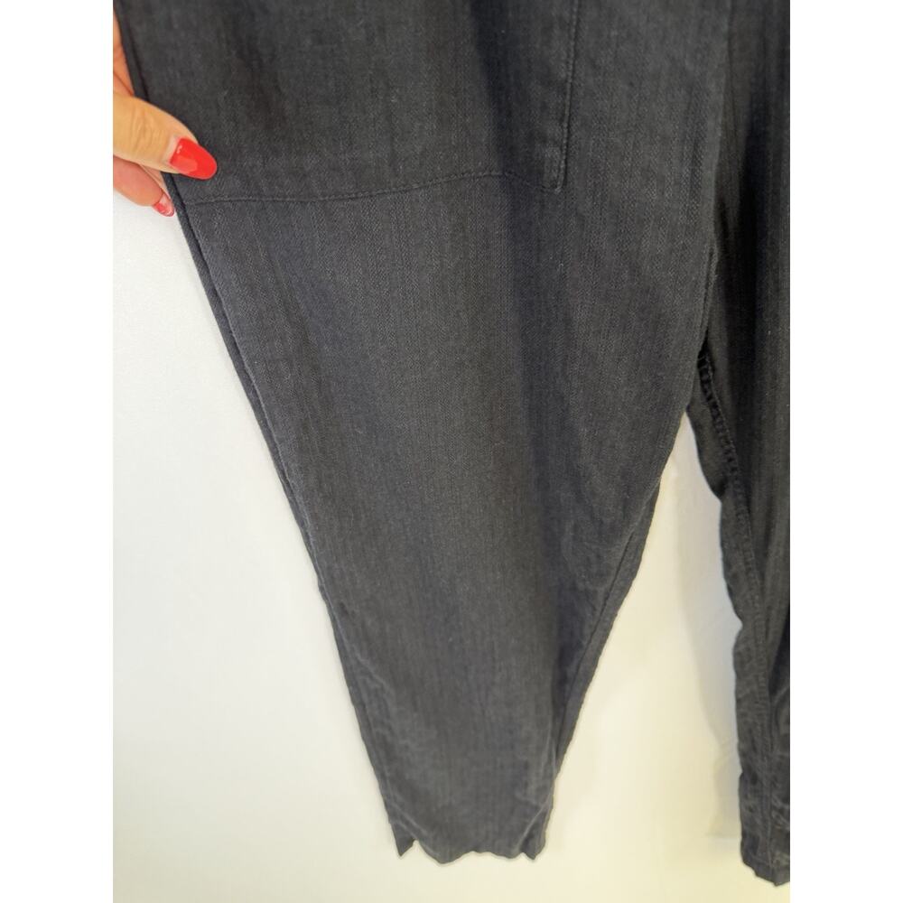 Amuse Society Jumpsuit Romper Size M Black Casual Lagenlook Comfy - Picture 7 of 16